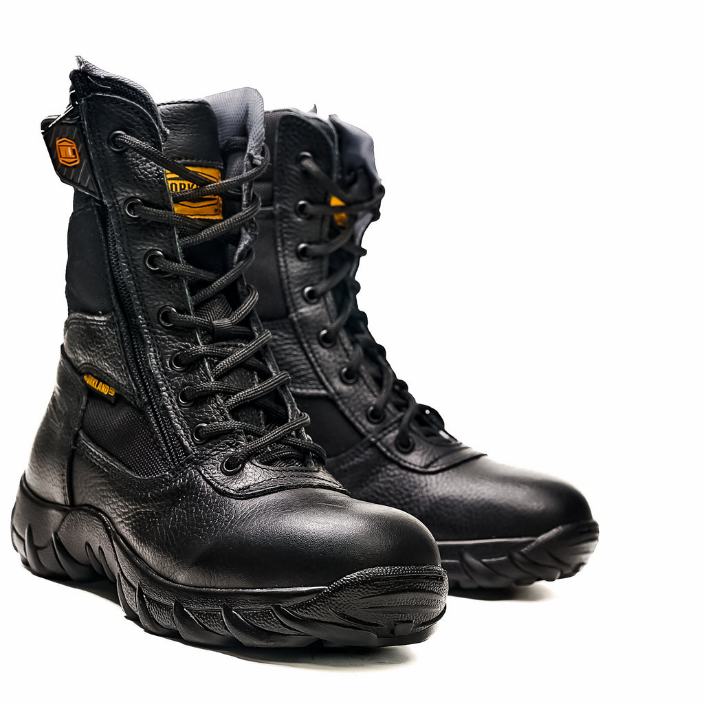 Black Combat Work Boots Tarantula 8