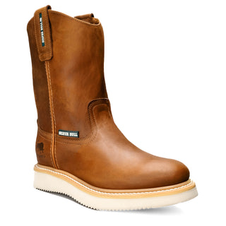 Silver Bull Leather Wellington Sole Work Boots