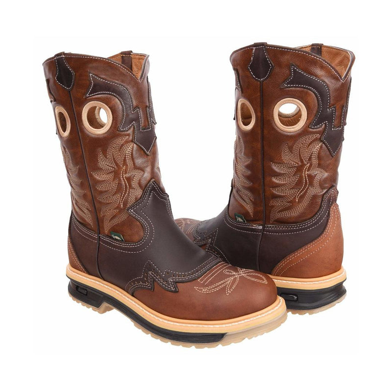 SB6035 SILVER BULL RODEO WORK BROWN( WIDTH WIDE EE -HALF NUMBER LESS RECOMMENDED)