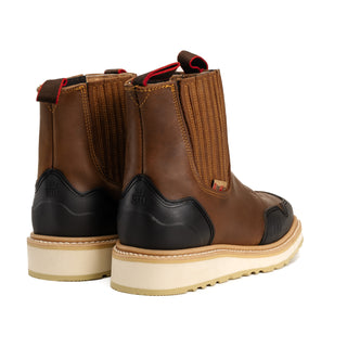 King Welt 6" Chelsea Square Leather Work Boots for Men