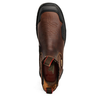 King Welt 6" Chelsea Square Leather Work Boots for Men