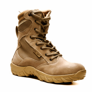 Workland Bota Combat para Hombre Sand