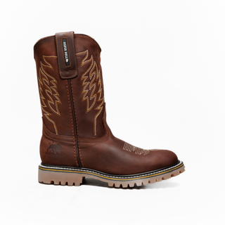 Silver Bull Leather Tractor Sole Work Boots