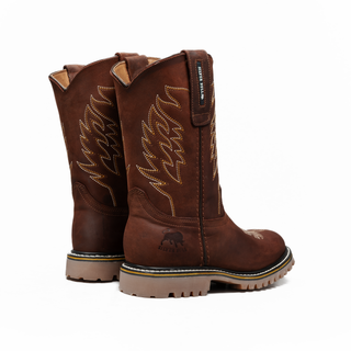 Silver Bull Leather Tractor Sole Work Boots