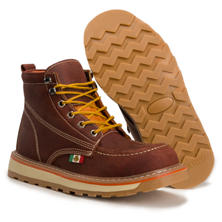 Hammer 6" Lightweight Leather Work Boots Double Density Sole