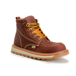 Hammer 6" Lightweight Leather Work Boots Double Density Sole