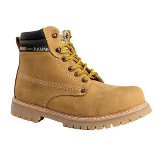 MU033 Steel Toe Hammer Murphy Work Boots Tractor Sole Suede Leather