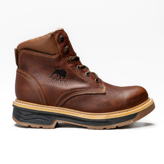 Silver Bull Leather Dual Density Sole Ankle Work Boots