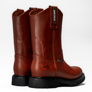 Silver Bull Leather Tractor Sole Work Boots