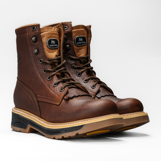 Silver Bull 8" Leather Dual Density Sole Work Boots