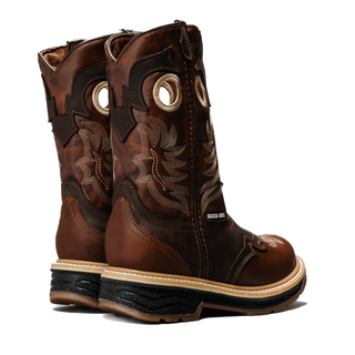 Silver Bull Steel Toe Leather Round Toe Work Boots