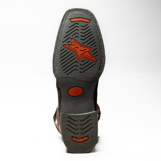 Silver Bull Leather Square Toe Work Boots
