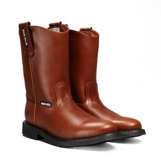 Silver Bull Leather PU Rubber Sole Work Boots
