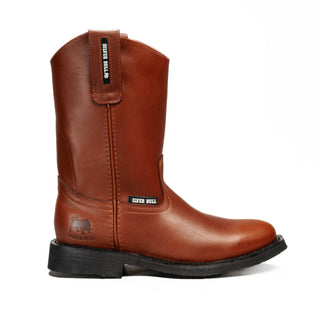Silver Bull Leather PU Rubber Sole Work Boots
