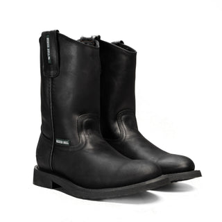 Silver Bull Leather PU Rubber Sole Work Boots