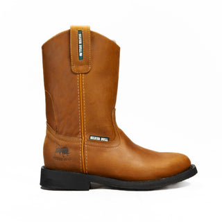 Silver Bull Leather PU Rubber Sole Work Boots