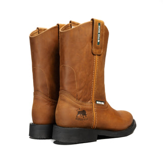 Silver Bull Leather PU Rubber Sole Work Boots