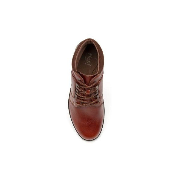 FLEXI 25911 WOMEN CASUAL NEEDLE BOOT DARK BROWN