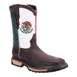 SB5006 Bota de Trabajo Silver Bull Bandera Bronce ( WIDTH WIDE EE -HALF NUMBER LESS RECOMMENDED)